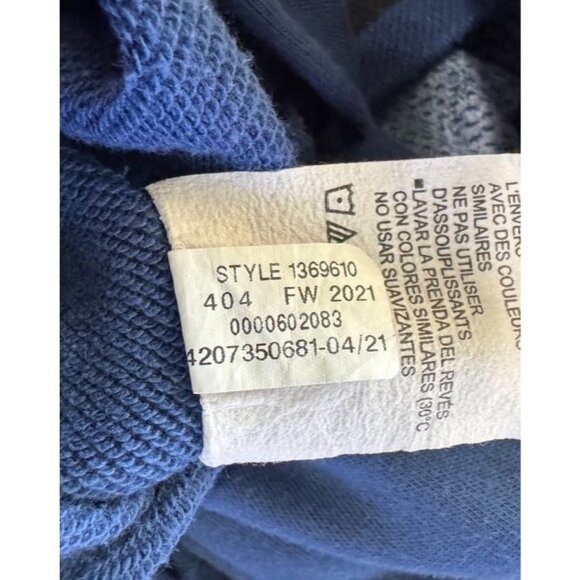 Under Armour Project Rock Terry Hoodie Sweatshirt Respect Blue Men's Large L - Picture 9 of 9